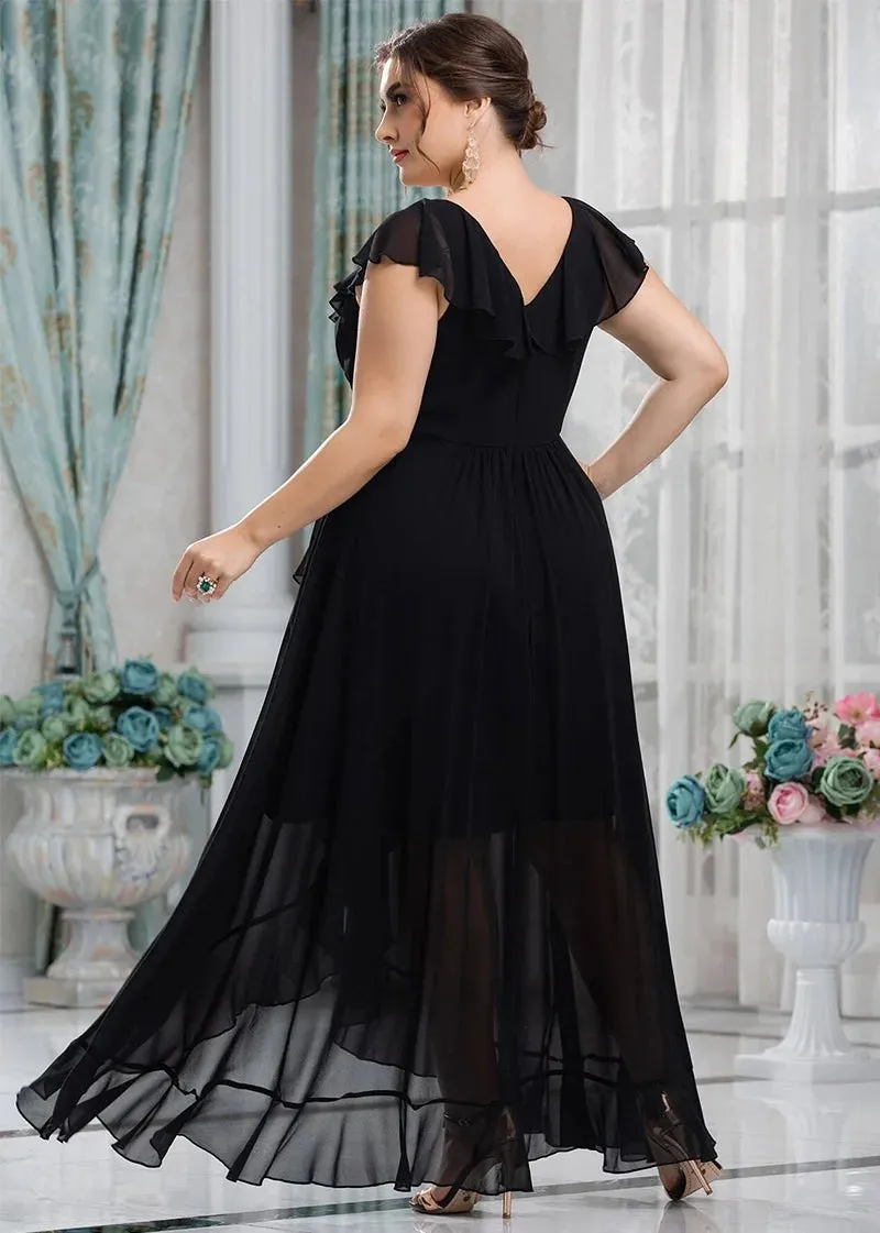 Gorgeous Chiffon Plus Size Dress