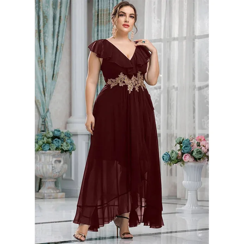 Gorgeous Chiffon Plus Size Dress