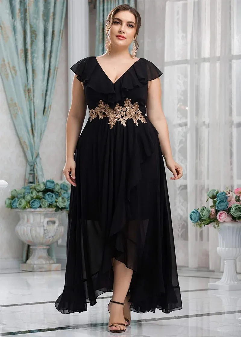 Gorgeous Chiffon Plus Size Dress