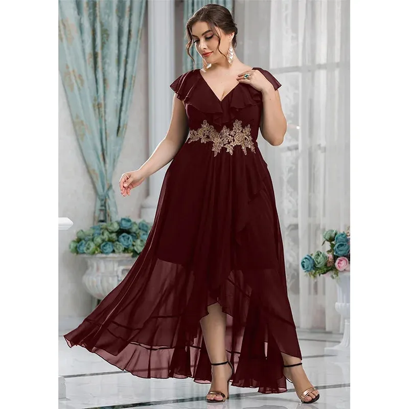 Gorgeous Chiffon Plus Size Dress