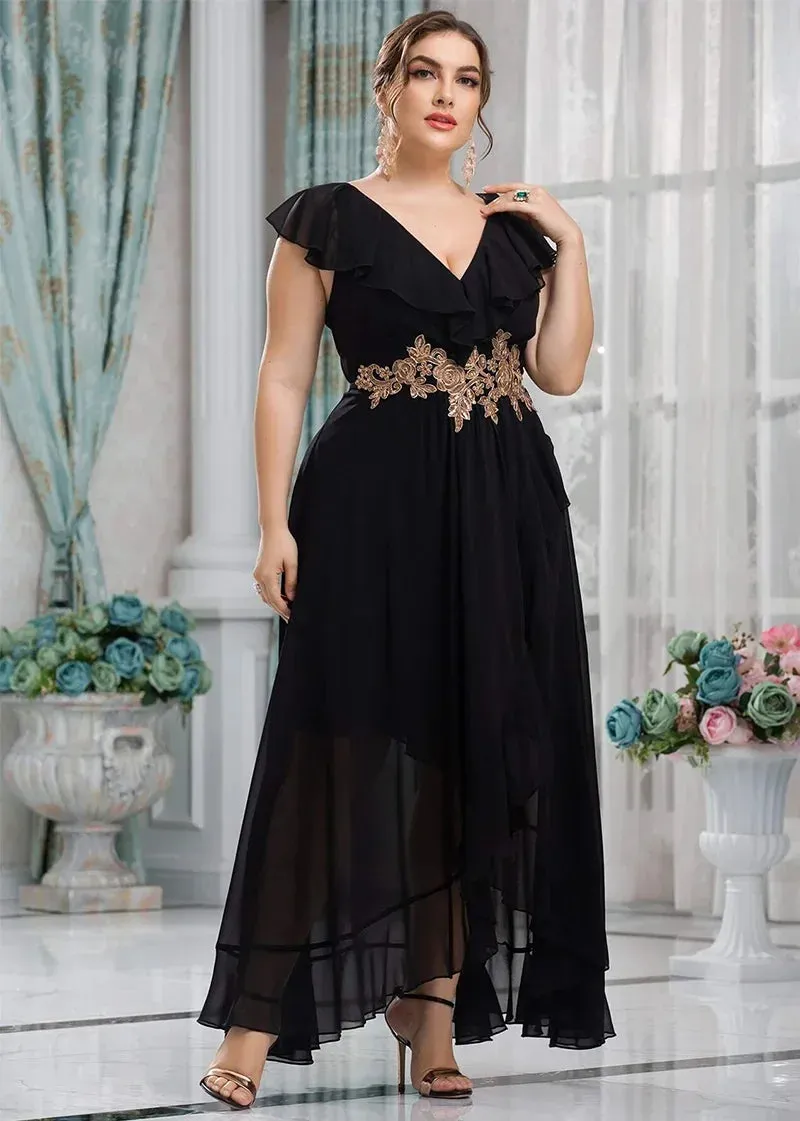 Gorgeous Chiffon Plus Size Dress