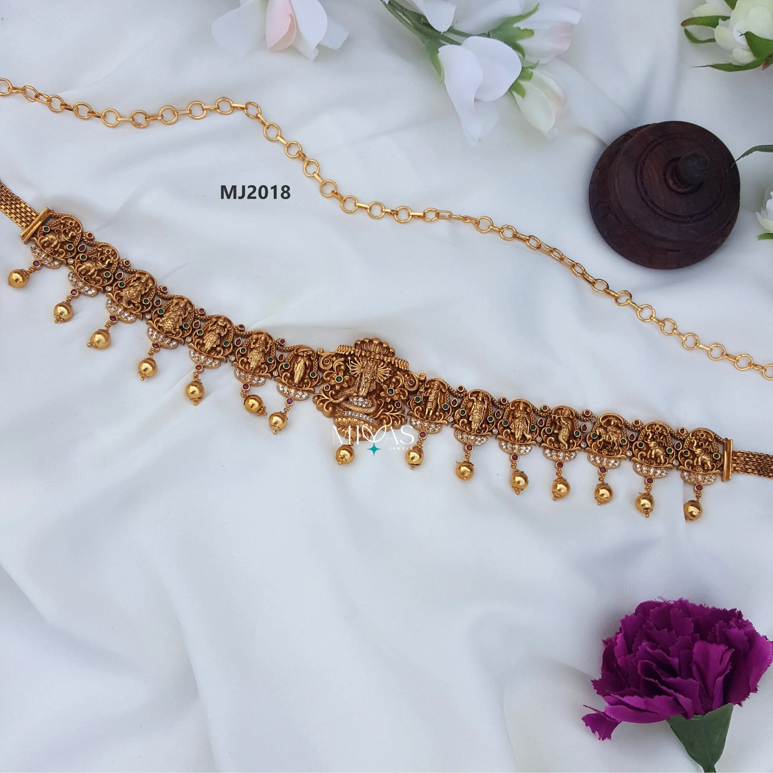 Gorgeous Dasavatharam Hip Chain