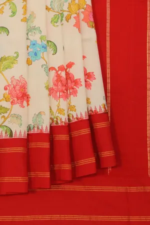 Gorgeous Flower/Floral Print Saree