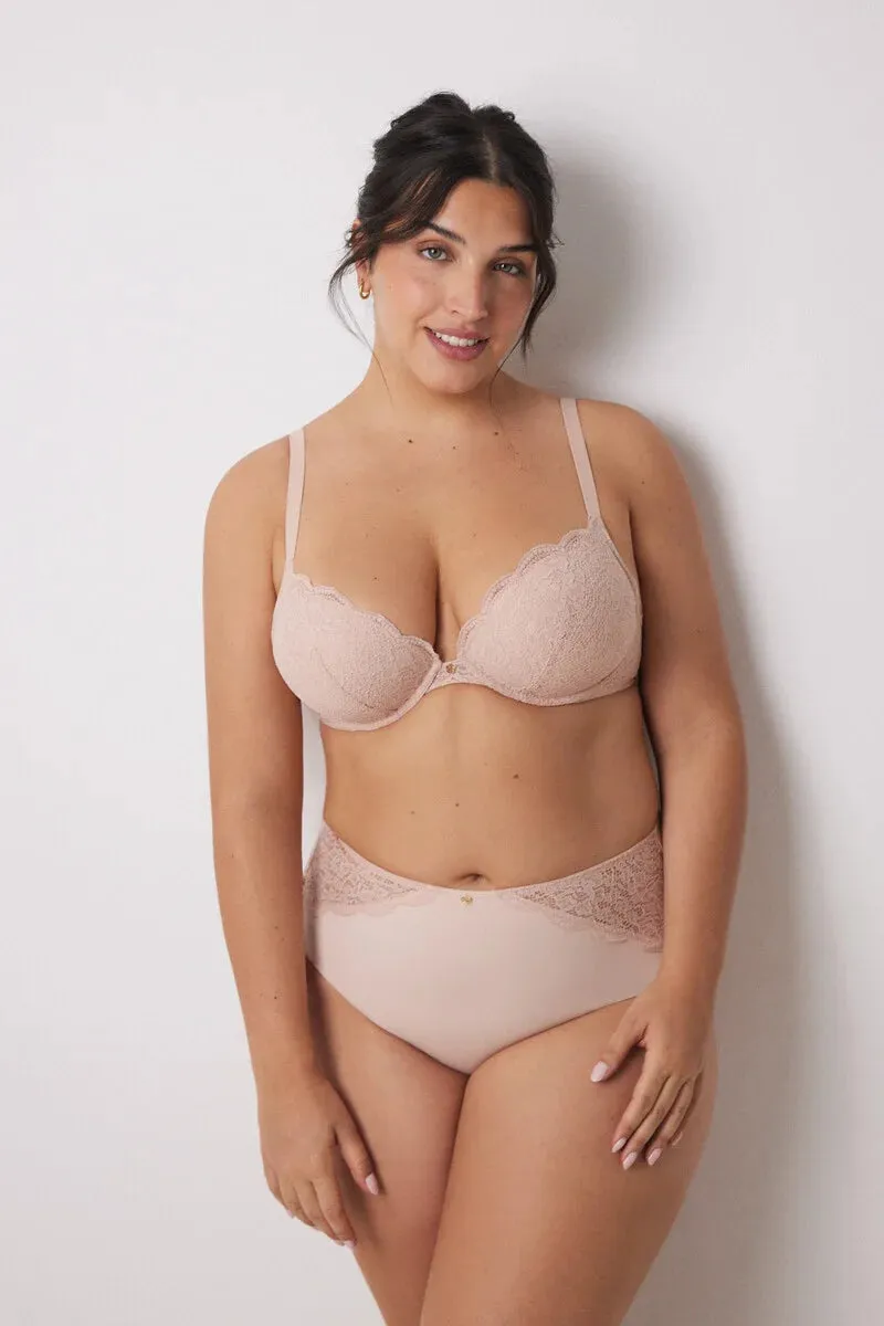 GORGEOUS Pink push up effect bra