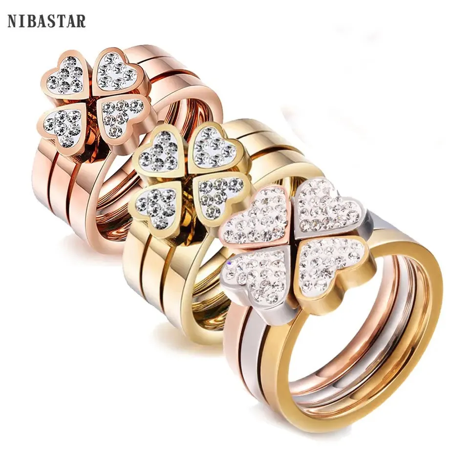 Gorgeous Three Ring Set For Women X21312