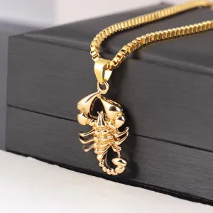 Gorgeous Zodiac Sign Pendant Necklaces Scorpio