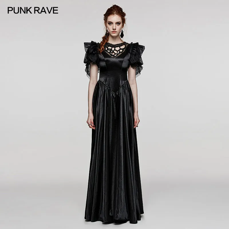 Goth Gorgeous Shiny woven Dress