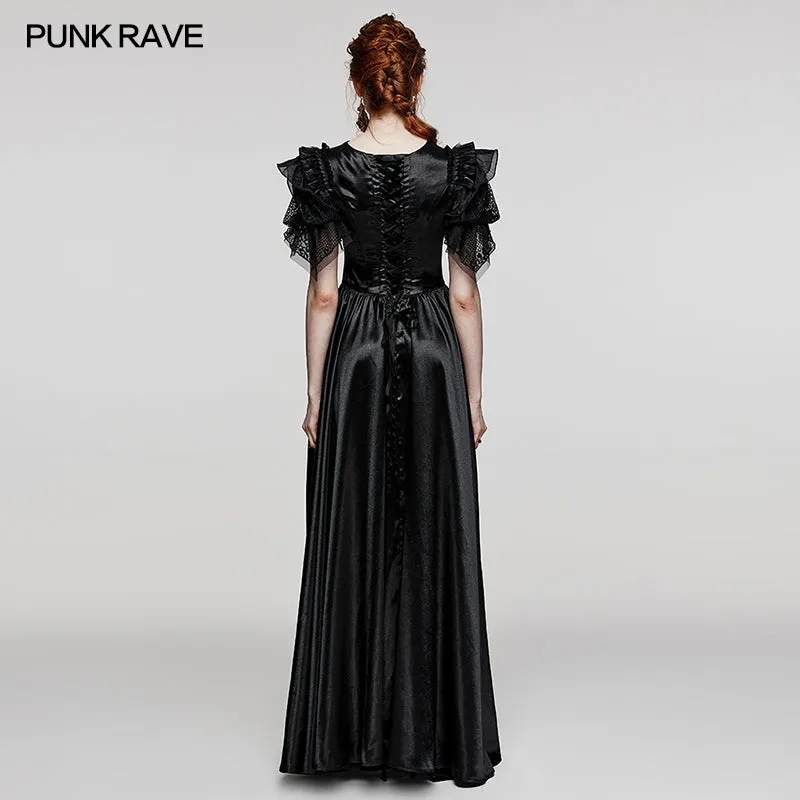 Goth Gorgeous Shiny woven Dress