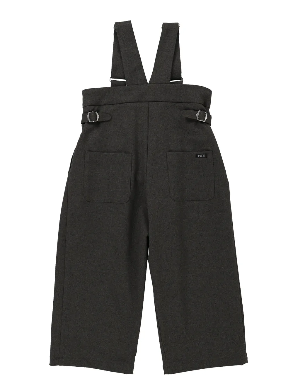 Grey Suspender Pants