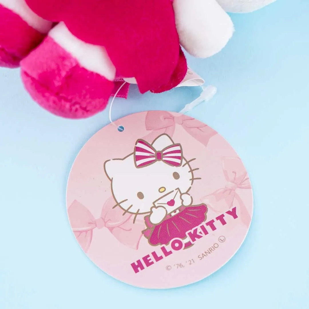 Hello Kitty Striped Ribbon Plushie - Medium