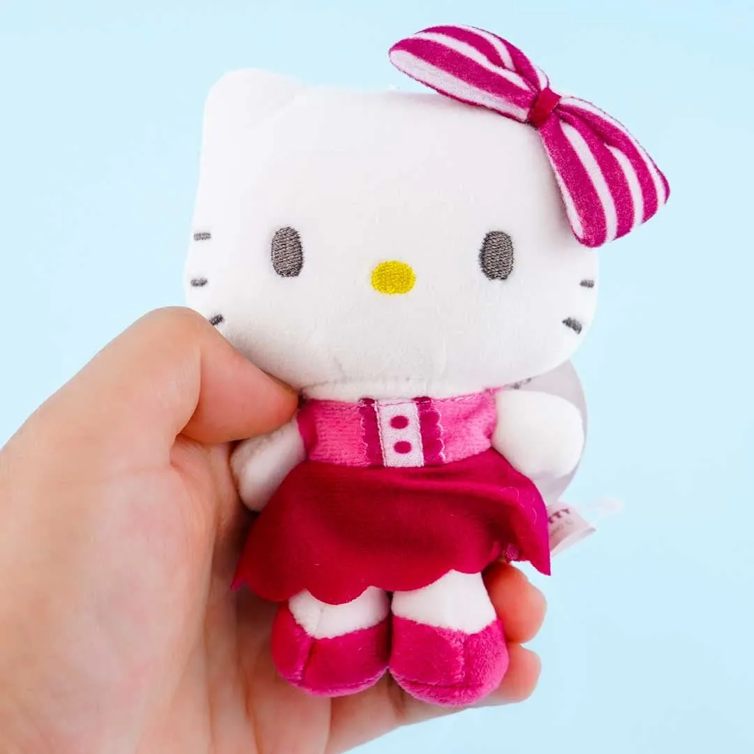 Hello Kitty Striped Ribbon Plushie - Medium