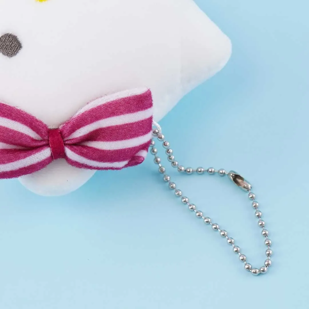 Hello Kitty Striped Ribbon Plushie - Medium