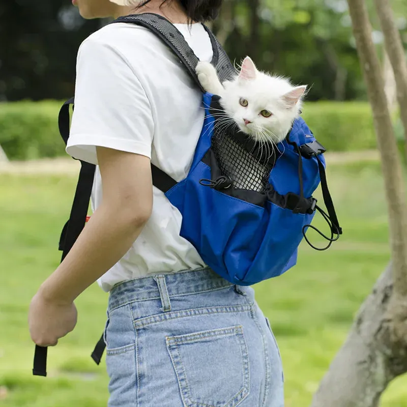 High-Quality Breathable Nylon Dog Carrier Backpack for Outdoor Activities