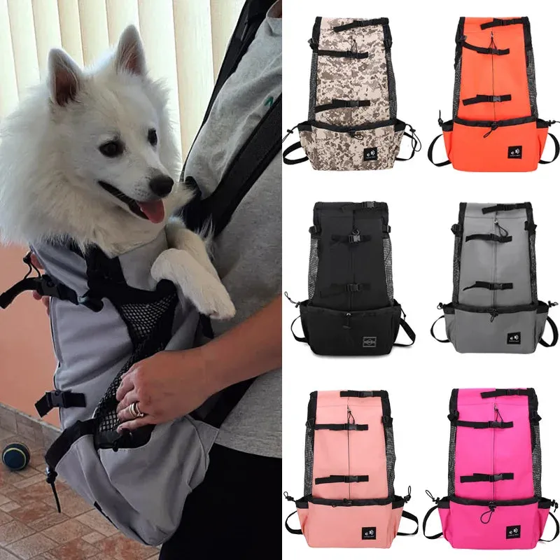 High-Quality Breathable Nylon Dog Carrier Backpack for Outdoor Activities