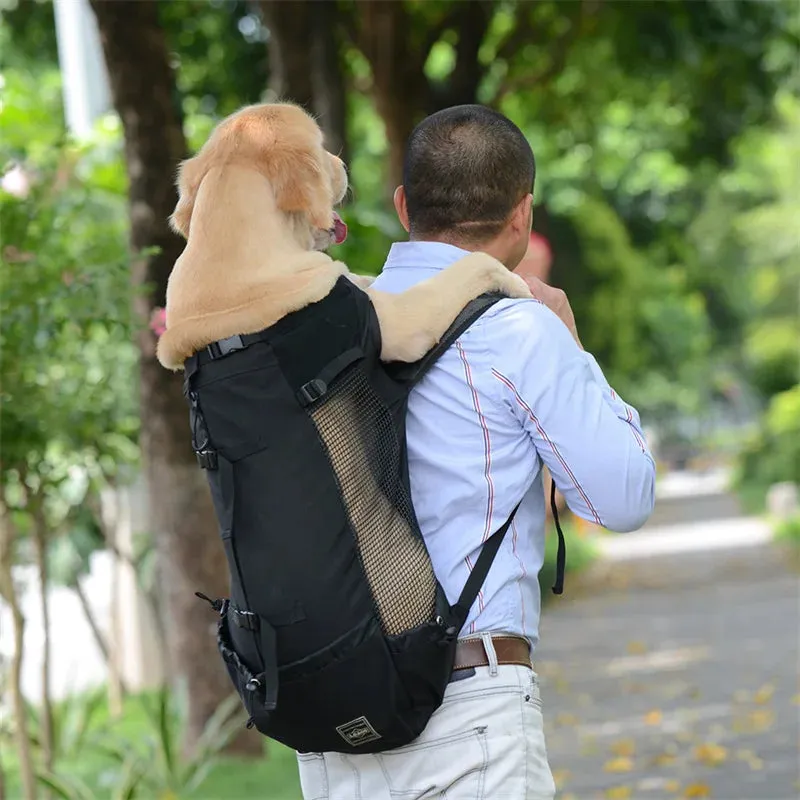 High-Quality Breathable Nylon Dog Carrier Backpack for Outdoor Activities