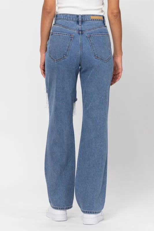 High Rise Dad Jeans