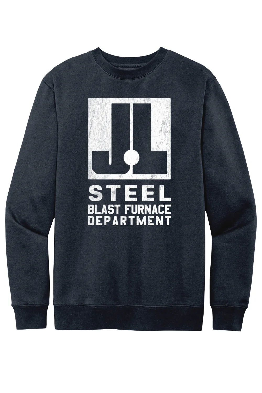 J&L Steel - Blast Furnace Department - Fleece Crew Sweatshirt