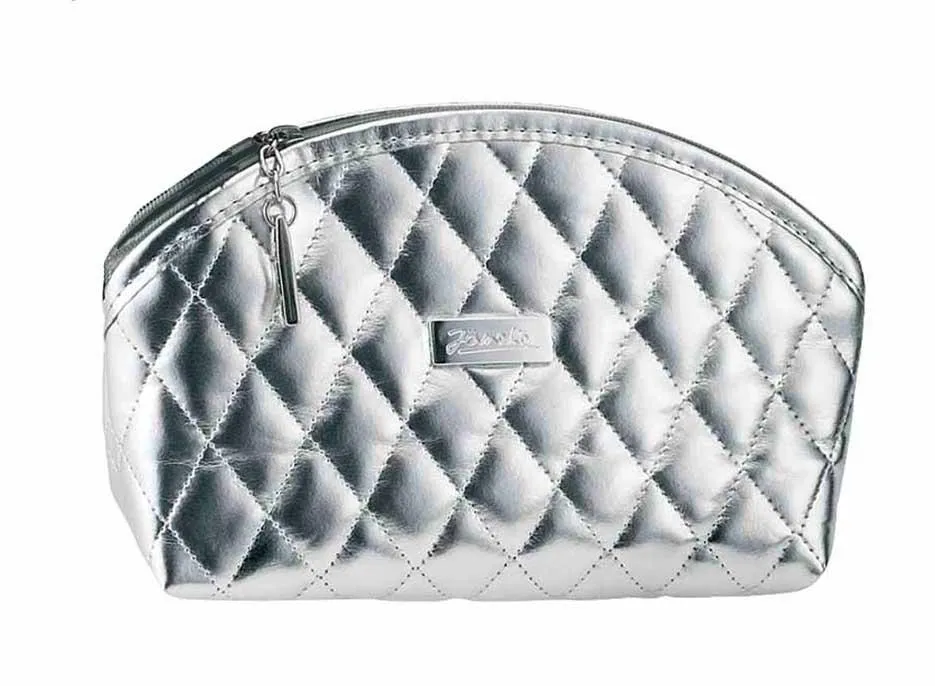 Janeke Quilted Pouch (Make up, Cosmetic Bag) (Empty)