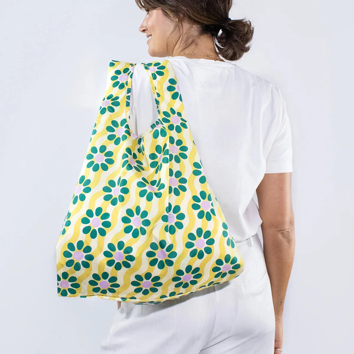 Kind Bag: Reusable Bag Medium Wavy Daisy