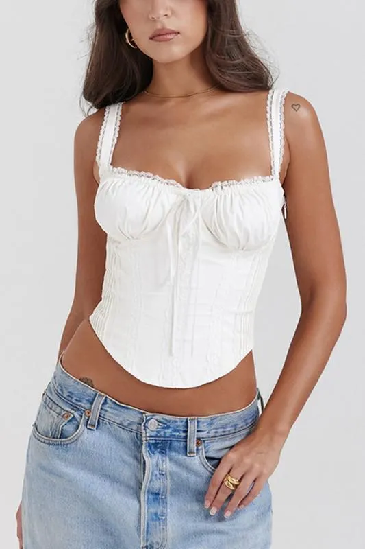 Lace Trim Corset