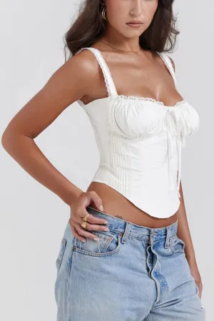 Lace Trim Corset