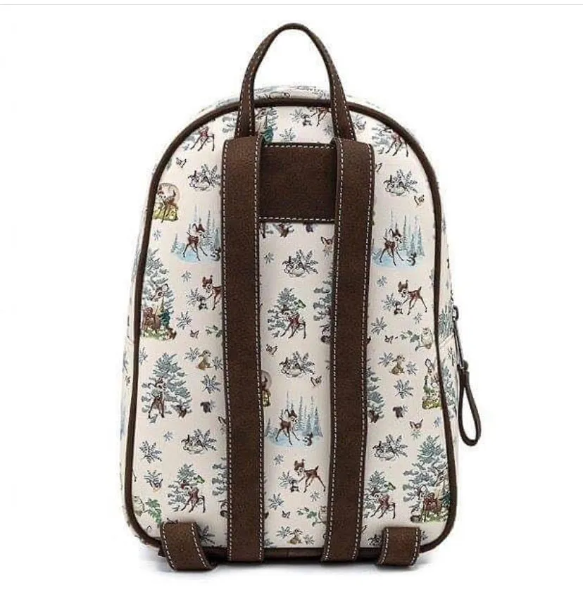 Loungefly Disney Bambi Scenes AOP Mini Backpack