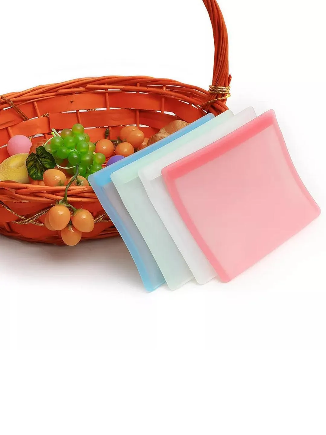 Market99 Reusable Silicone Food Bags For Preservation