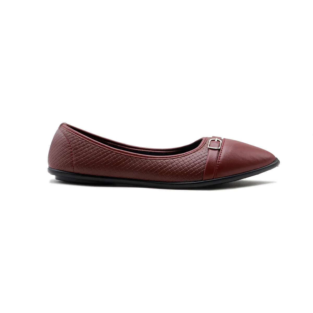 Maroon Casual Pumps LPR900001