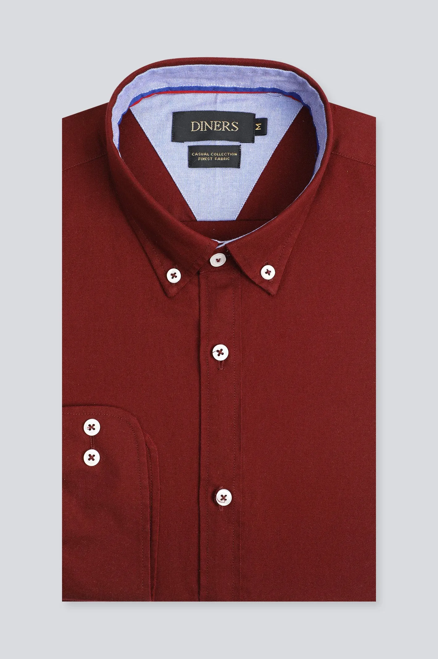 Maroon Casual Shirt for Men