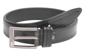 Mens Premium Casual leather Belt 54763 (Black)