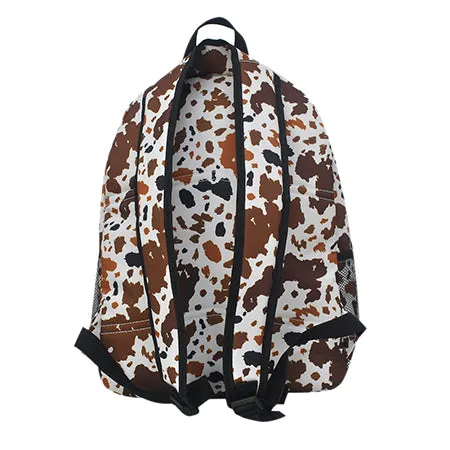 Mocha Cow Small Size NGIL Canvas Backpack