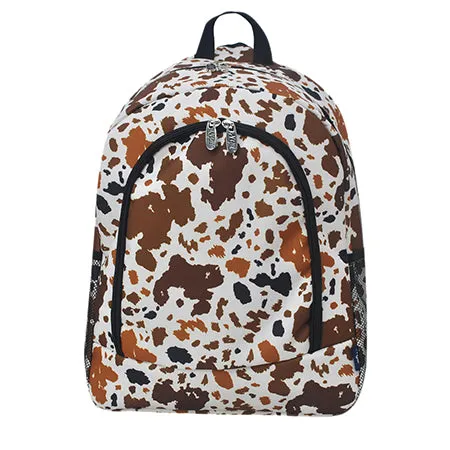 Mocha Cow Small Size NGIL Canvas Backpack