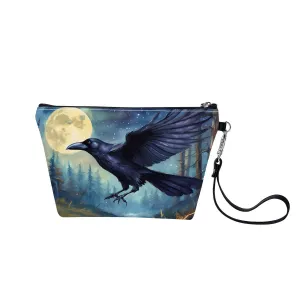 Moon Calling Crows Cosmetic Bag