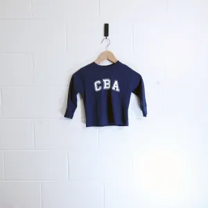 Navy L/S Toddler Tee