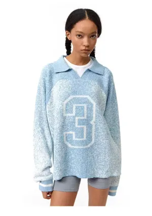 Number 3 Casual Sweater