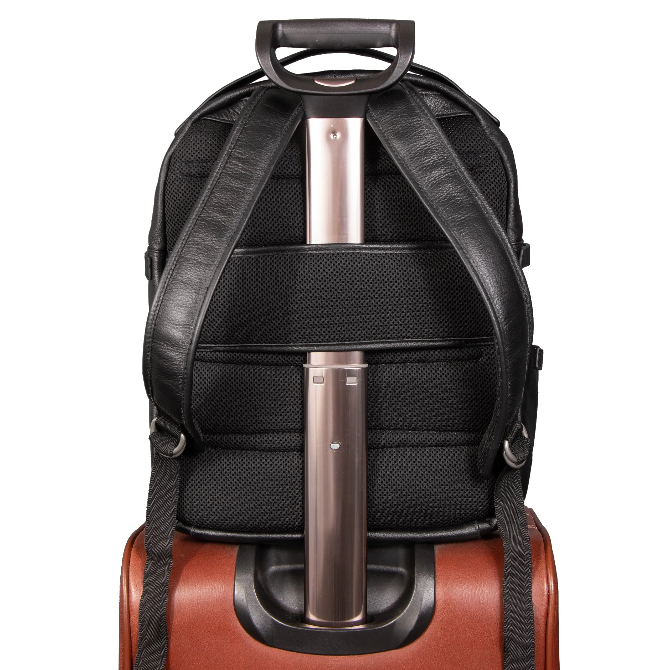 OAKLAND | 15” Leather Laptop & Tablet Backpack