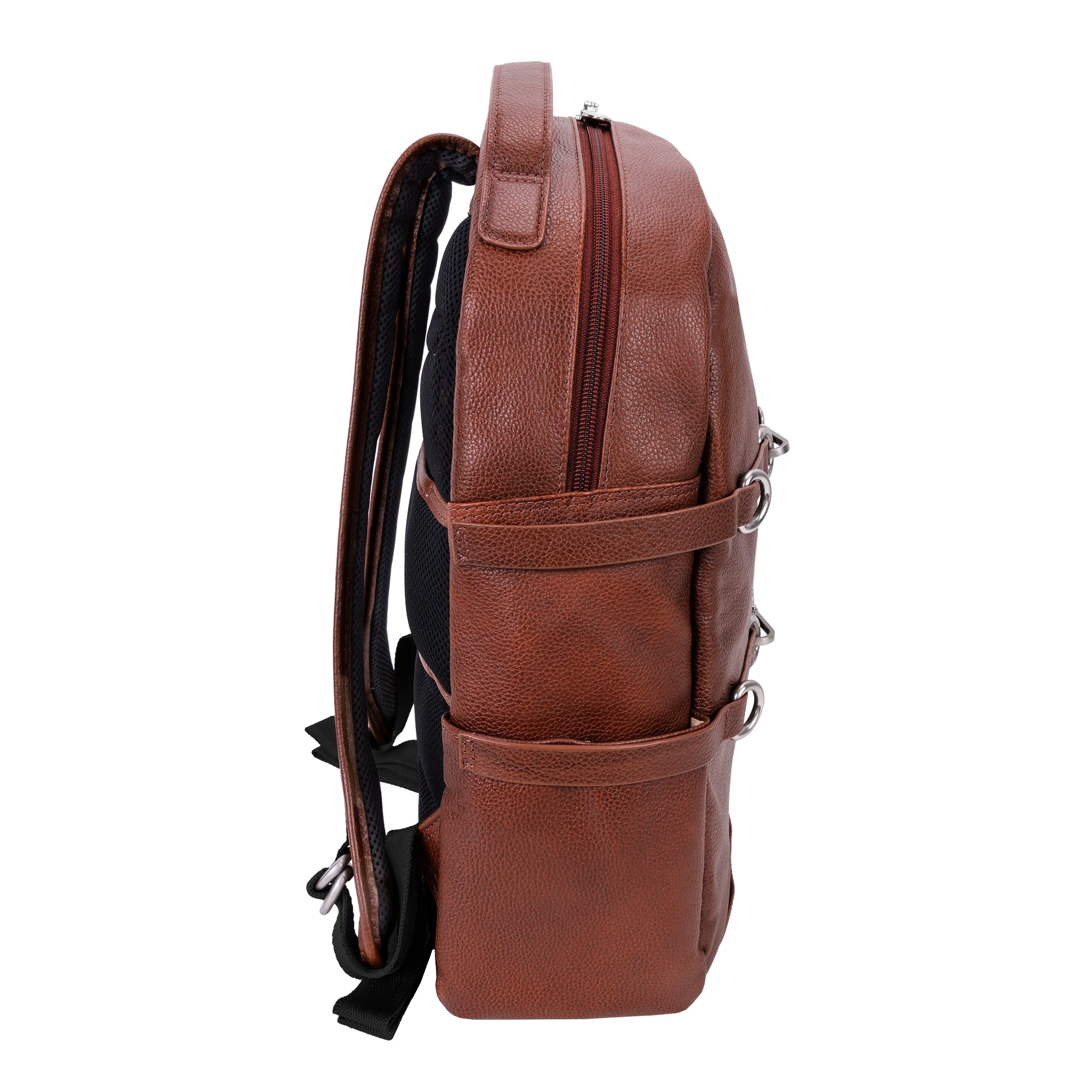 OAKLAND | 15” Leather Laptop & Tablet Backpack