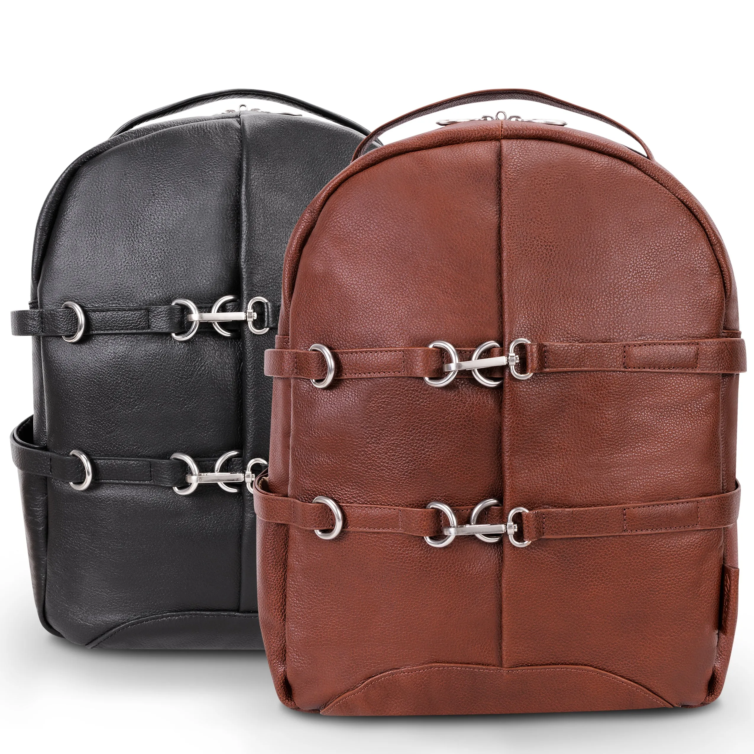 OAKLAND | 15” Leather Laptop & Tablet Backpack