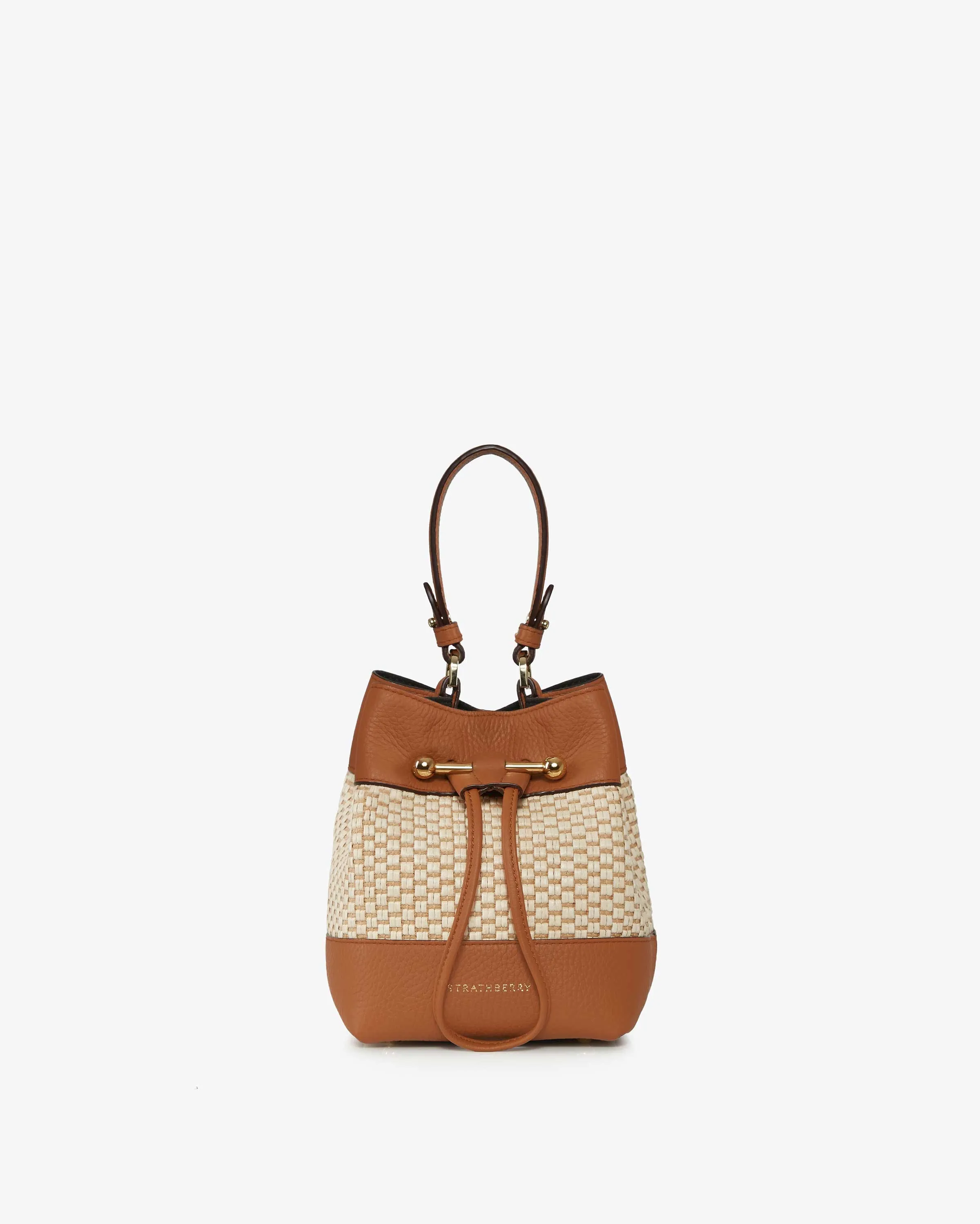 Osette - Cotton Raffia/Leather Tan