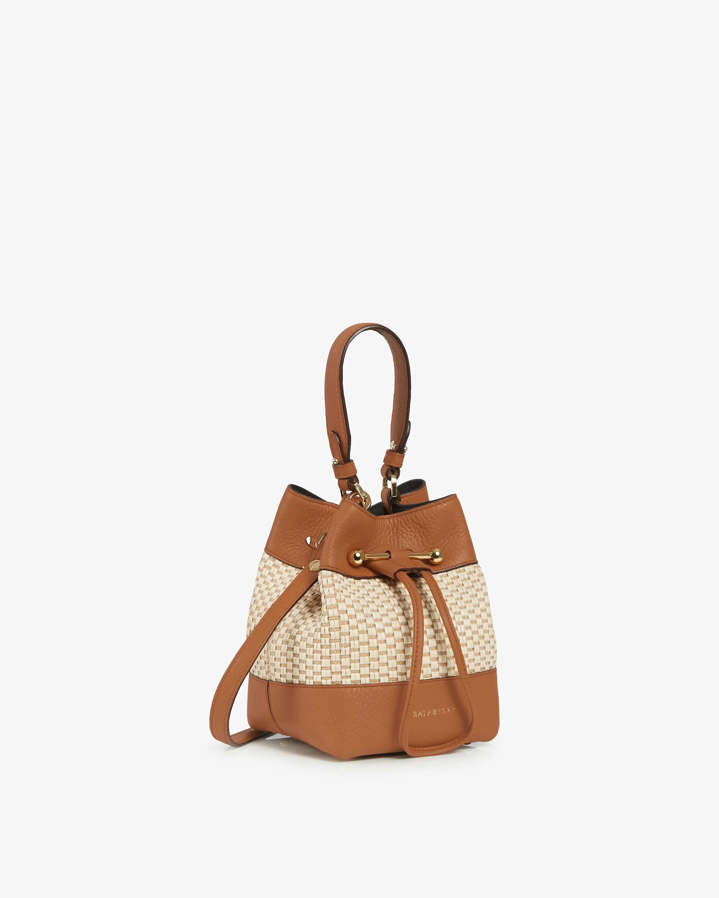 Osette - Cotton Raffia/Leather Tan