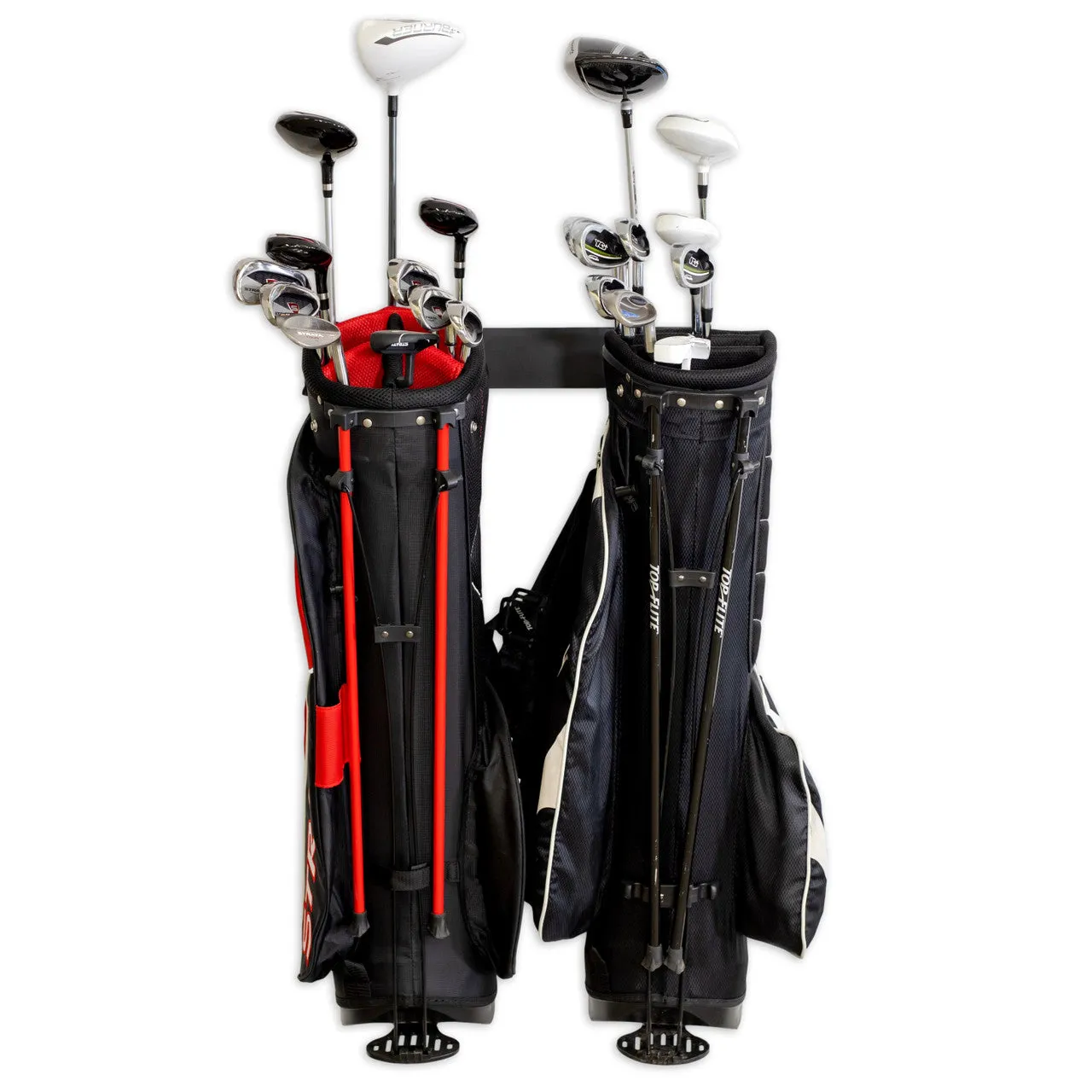 OUTLET | Torrey Pines Golf Bag Storage Rack | Holds 2 Golf Bags