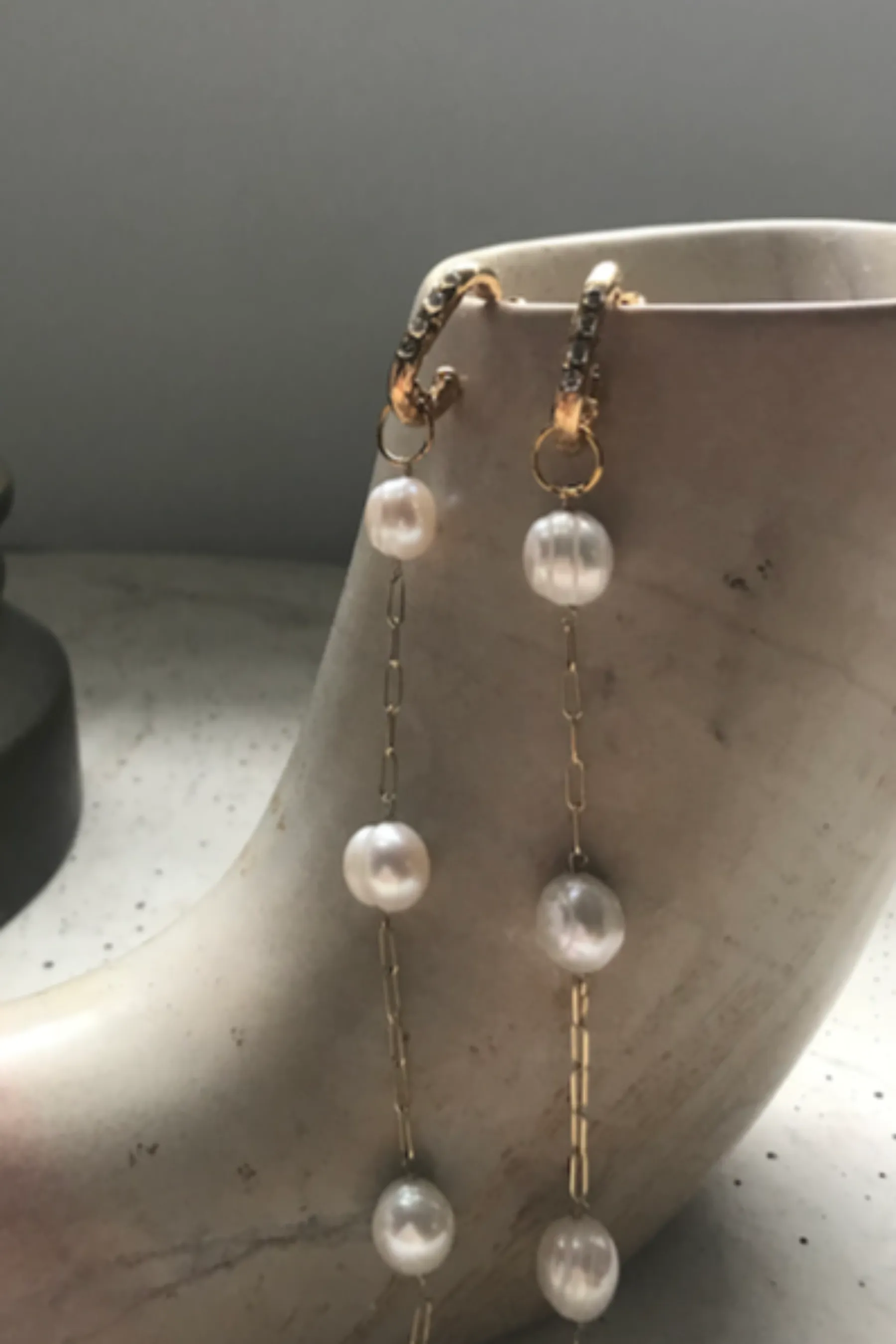 Pearl Chandelier Earrings