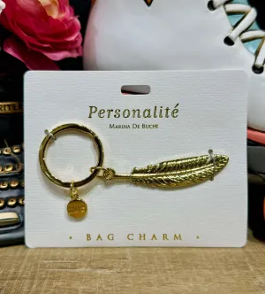 Personalite Feather Bag Charm