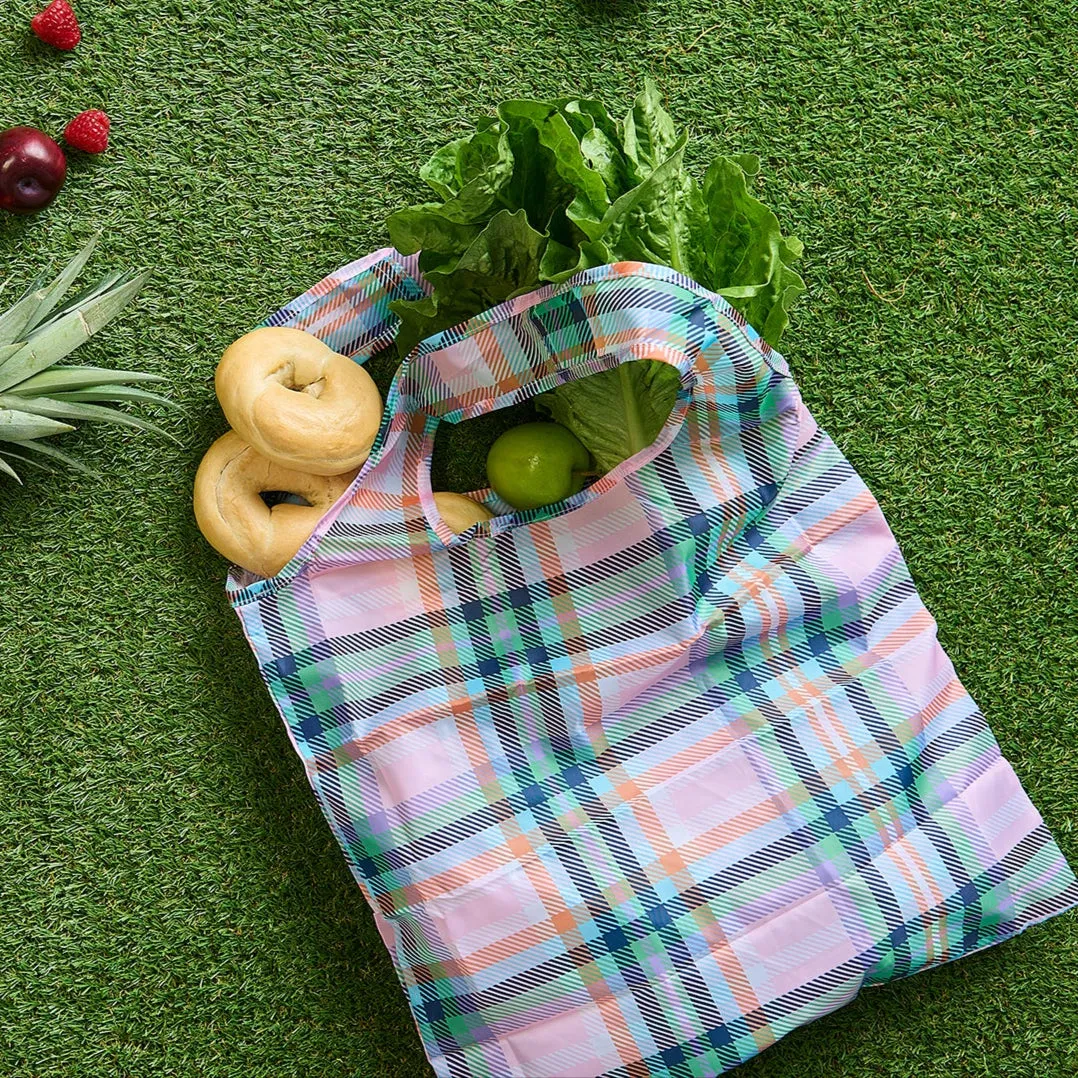 Plaid Pocket Shopper