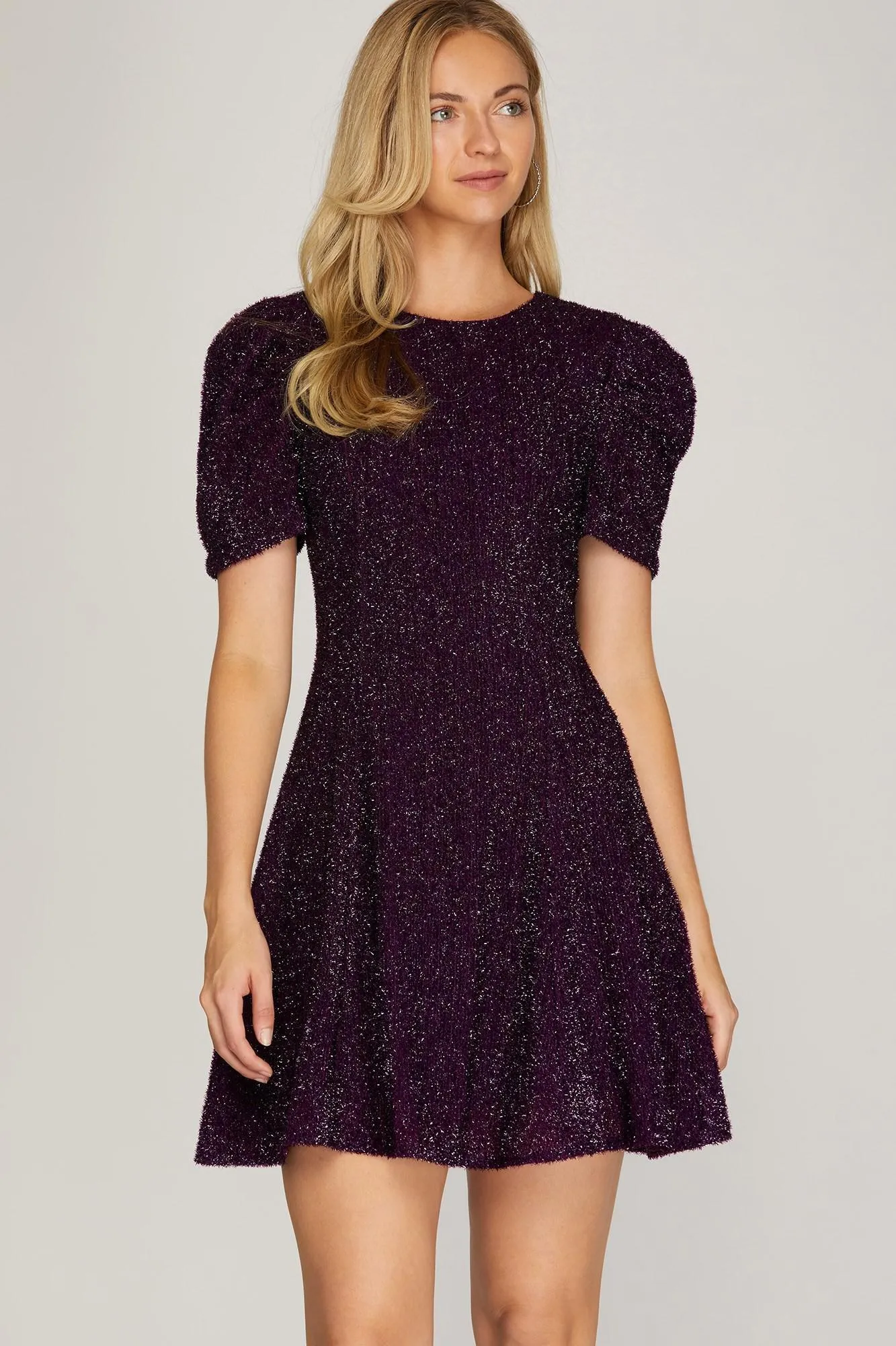 Purple Shimmer Dress