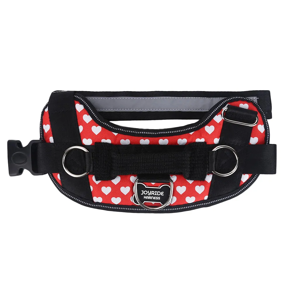 Red Hearts Joyride Basic Essential Dog Harness 1.0