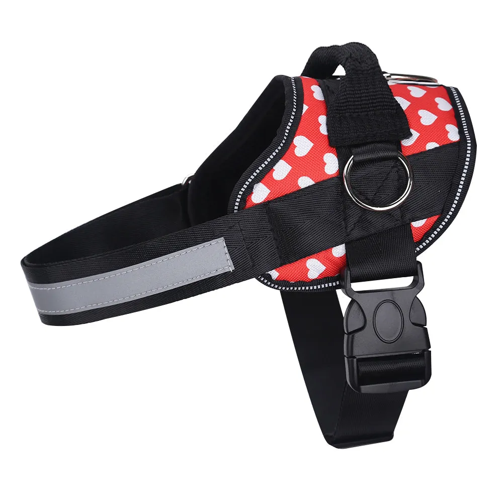 Red Hearts Joyride Basic Essential Dog Harness 1.0