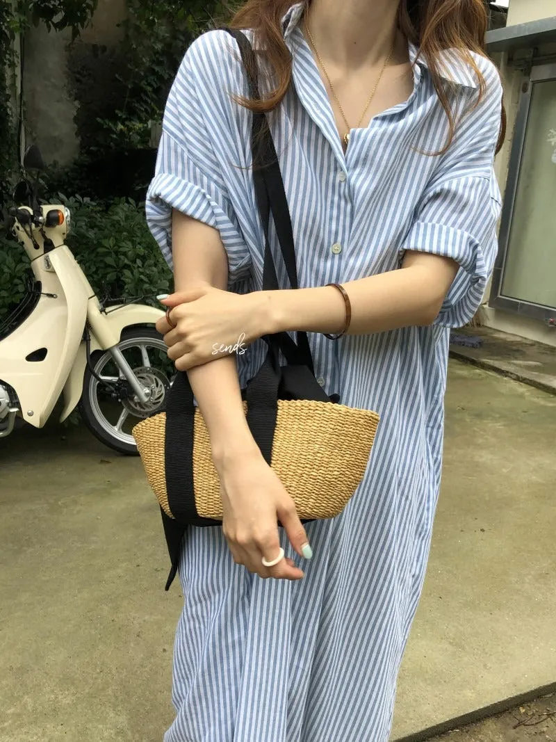 S-2XL Spring Casual Patchwork Cotton Collar Loose Long Sleeve Long Shirt Dress