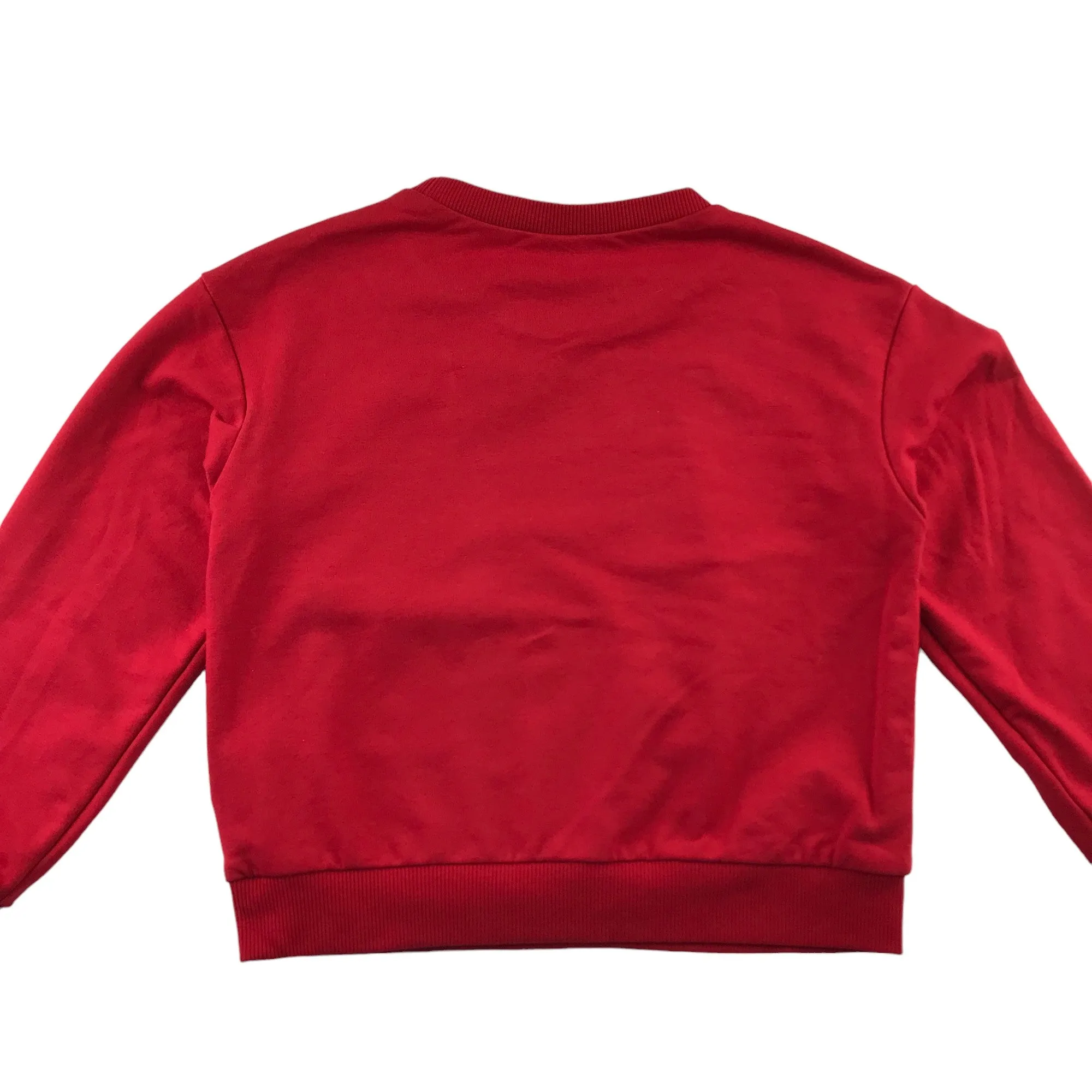 Shein sweater 6 years red girls pony tail with bowtie