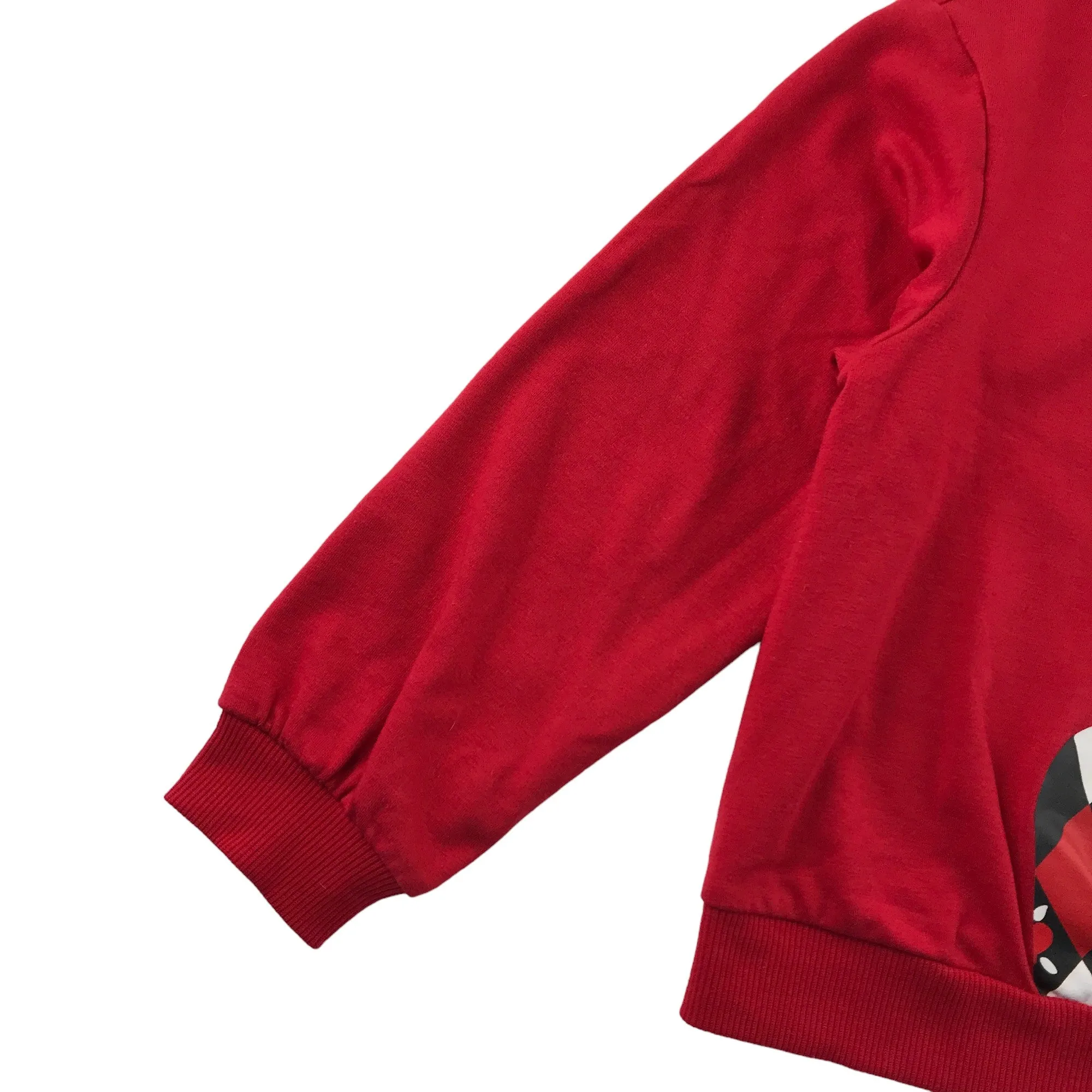 Shein sweater 6 years red girls pony tail with bowtie